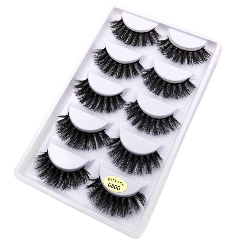 Fashion5 Pairs Of 3d Mink Natural Thick Eyelashes display picture 16