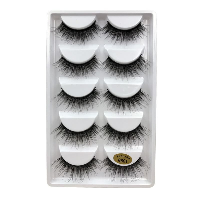 Fashion5 Pairs Of 3d Mink Natural Thick Eyelashes display picture 20