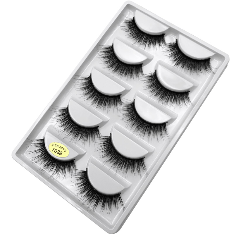 Fashion5 Pairs Of 3d Mink Natural Thick Eyelashes display picture 22