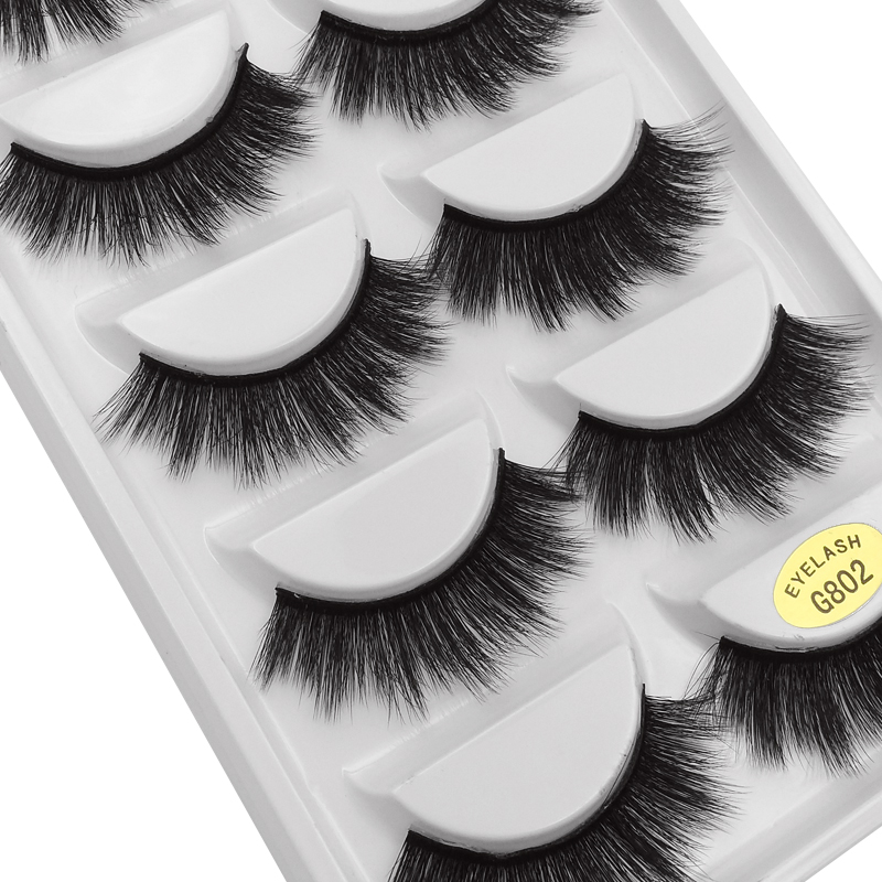 Fashion5 Pairs Of 3d Mink Natural Thick Eyelashes display picture 31