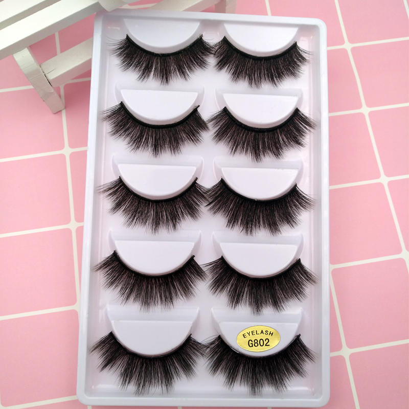 Fashion5 Pairs Of 3d Mink Natural Thick Eyelashes display picture 33