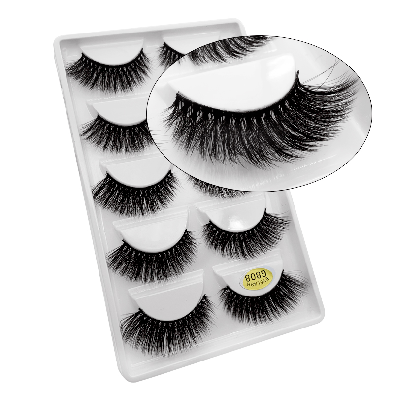 Fashion5 Pairs Of 3d Mink Natural Thick Eyelashes display picture 38