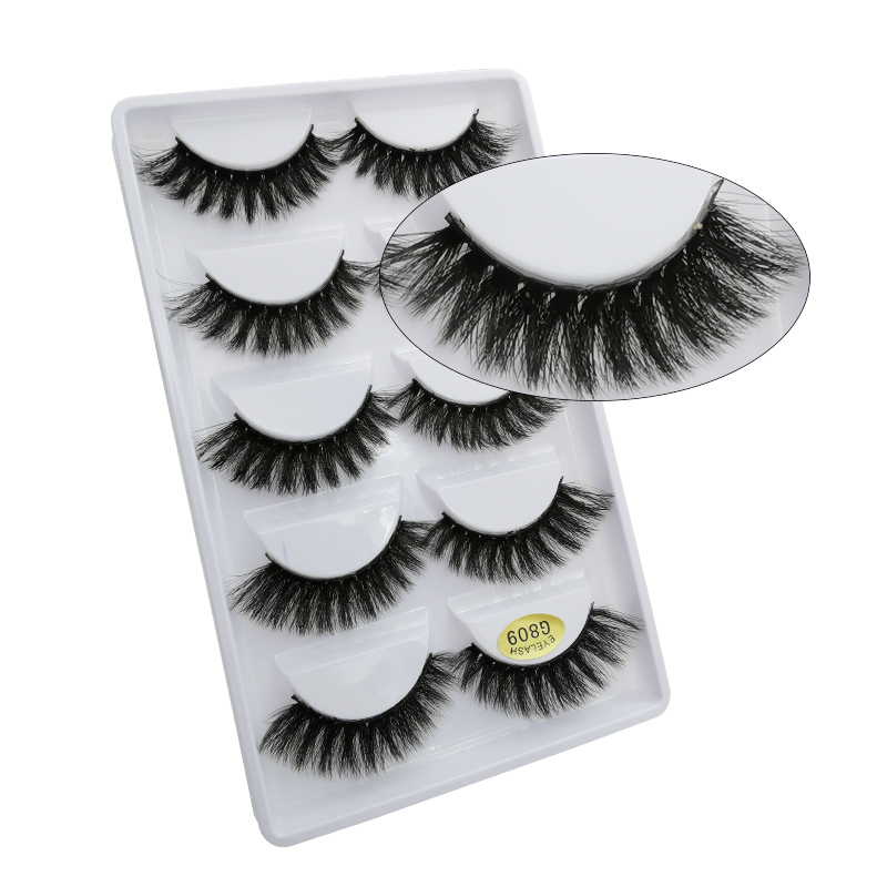 Fashion5 Pairs Of 3d Mink Natural Thick Eyelashes display picture 39