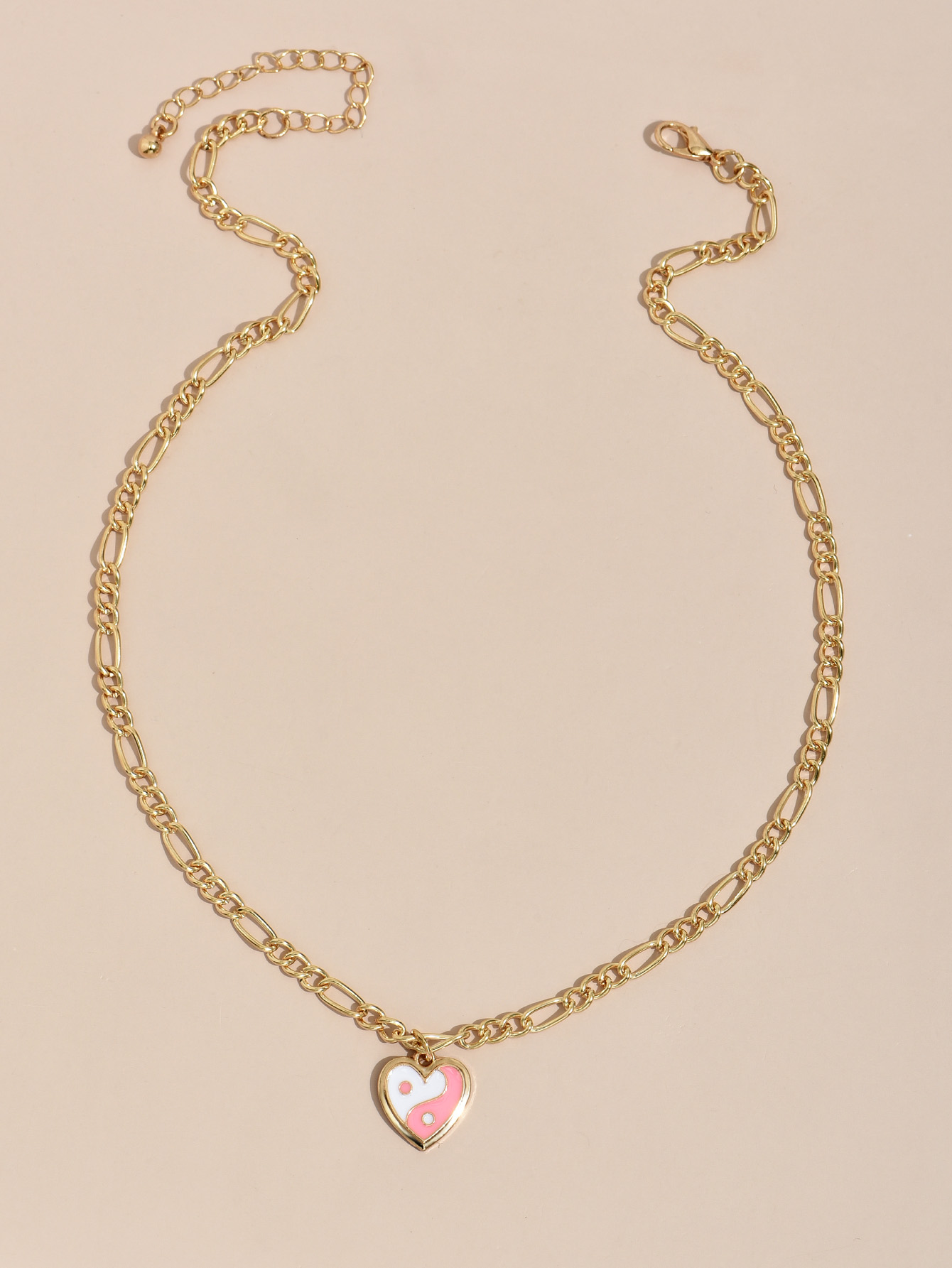 Joyería Al Por Mayor Corazón Simple Que Gotea Aceite Collar De Chismes Nihaojewelry display picture 4