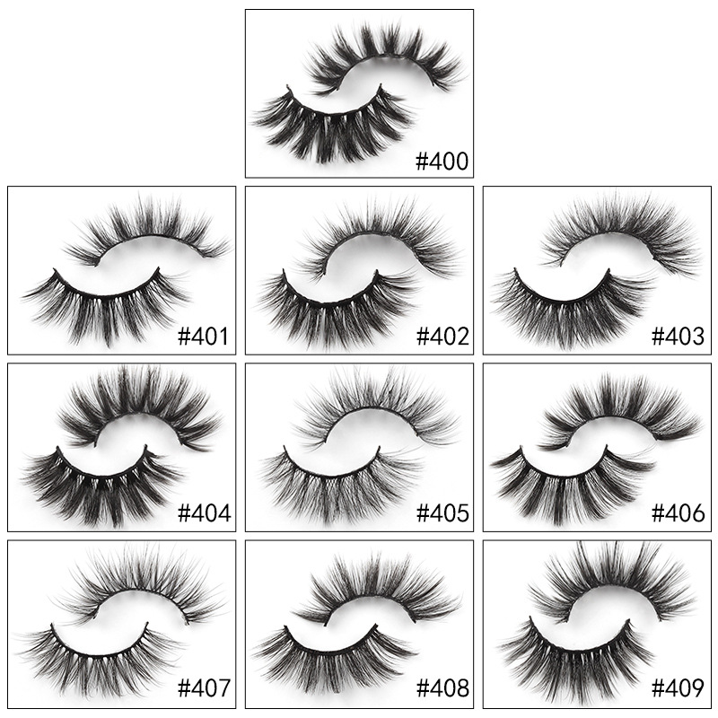 Fashion 10 Pairs Natural Thick Eyelashes Set display picture 4