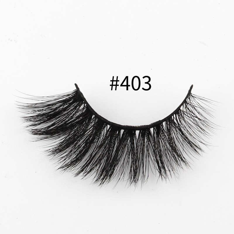 Fashion 3d Imitation Mink Hair Thick Natural Eyelashes 10 Pairs display picture 4