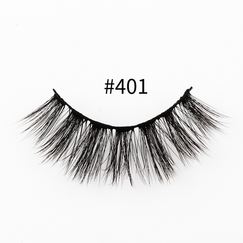 Fashion 10 Pairs Natural Nude Makeup Eyelashes display picture 15