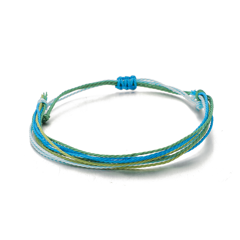 Simple Contrast Color Cord Bracelet display picture 6