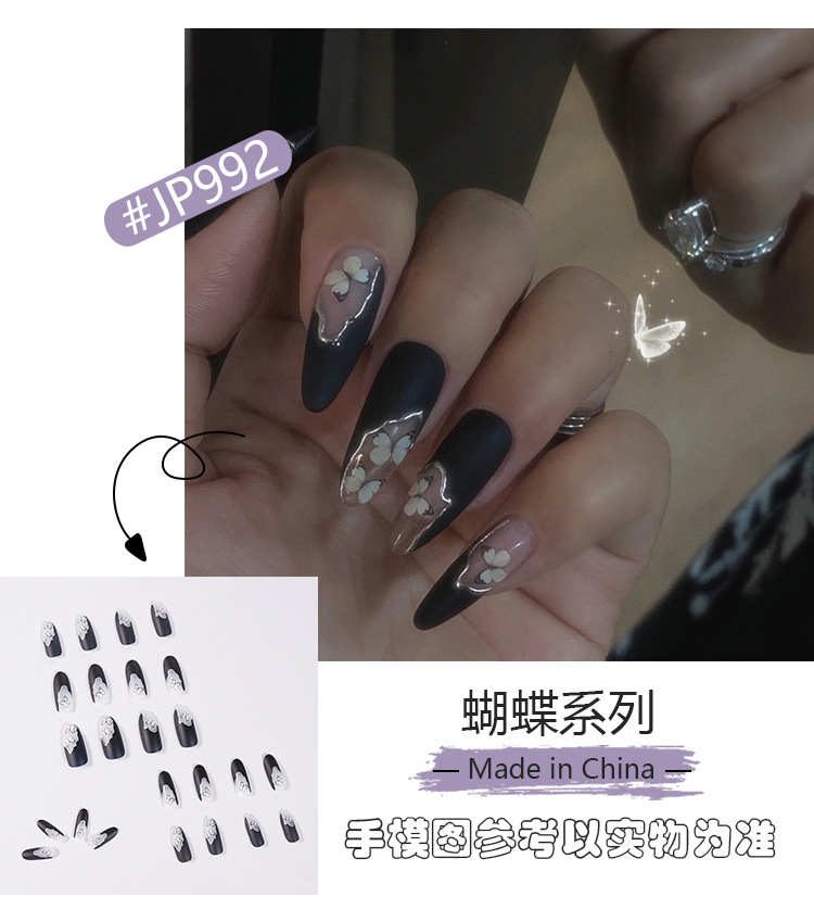 Baroque Butterfly Art Fake Nail display picture 3