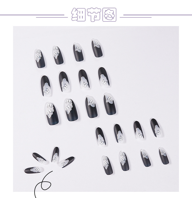 Baroque Butterfly Art Fake Nail display picture 4