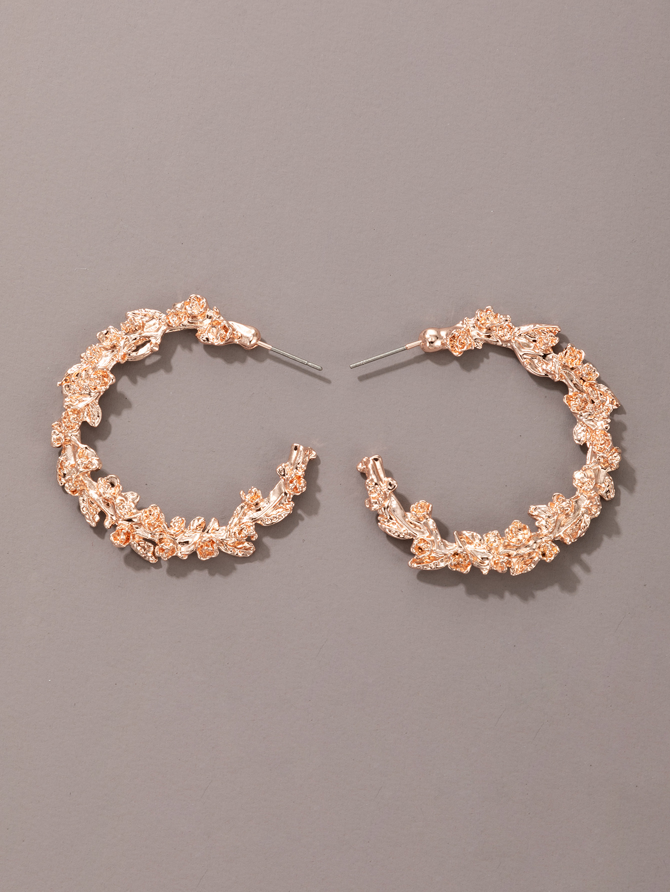 Nihaojewelry Bijoux Boucles D&#39;oreilles Géométriques En Or Rose En Forme De C En Gros display picture 5