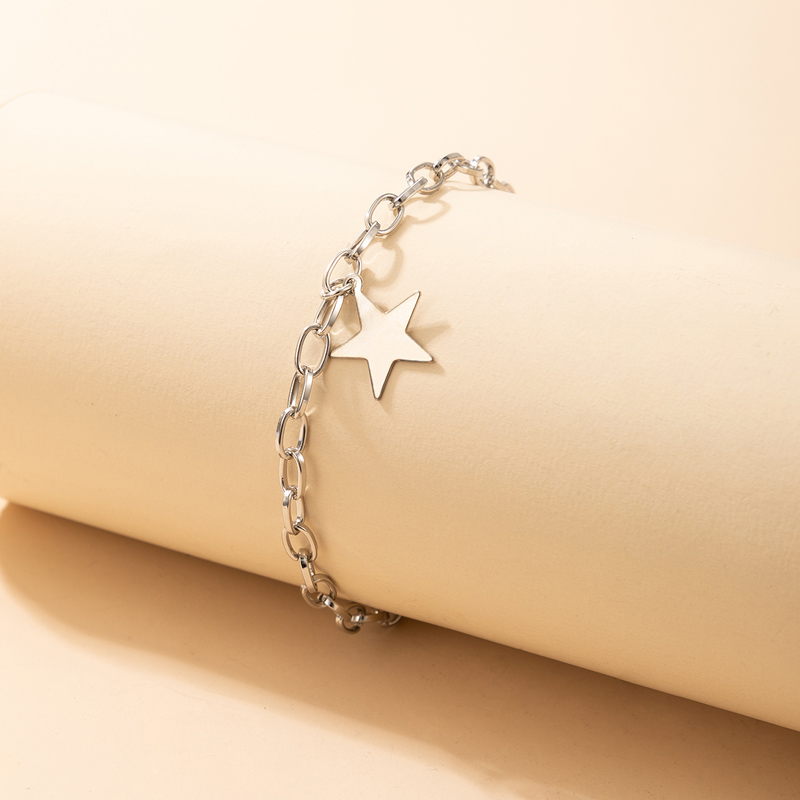 Nihaojewelry Simple Five-pointed Star Bracelet Wholesale Jewelry display picture 1