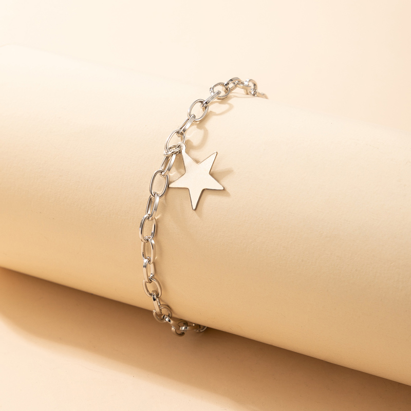 Nihaojewelry Simple Five-pointed Star Bracelet Wholesale Jewelry display picture 2