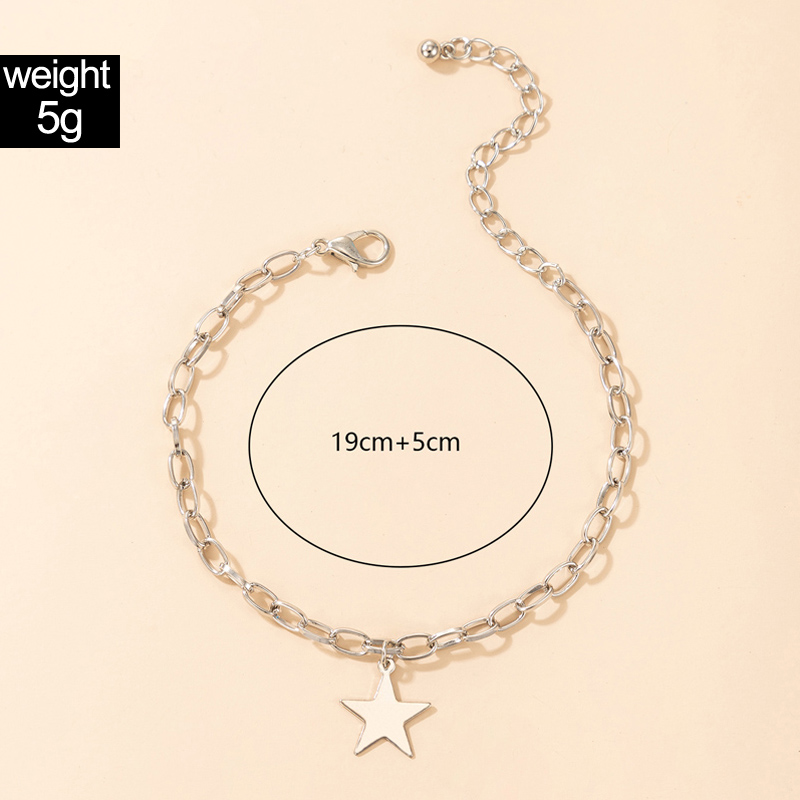 Nihaojewelry Simple Five-pointed Star Bracelet Wholesale Jewelry display picture 5