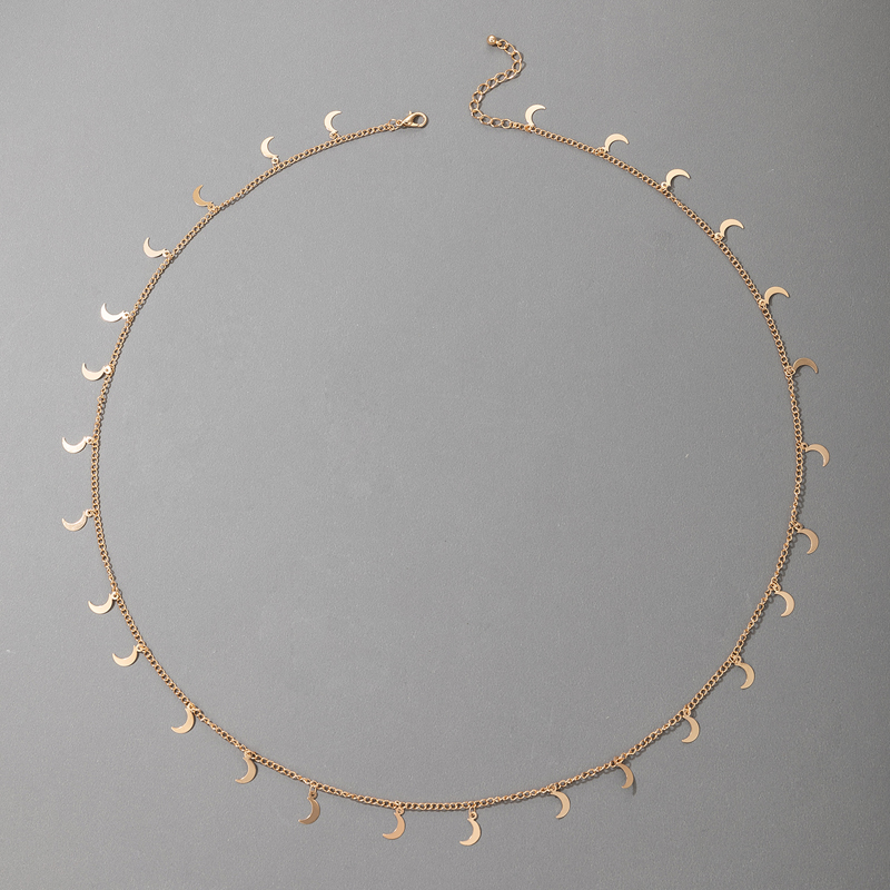 Nihaojewelry Jewelry Wholesale New Moon Tassel Waist Chain display picture 3