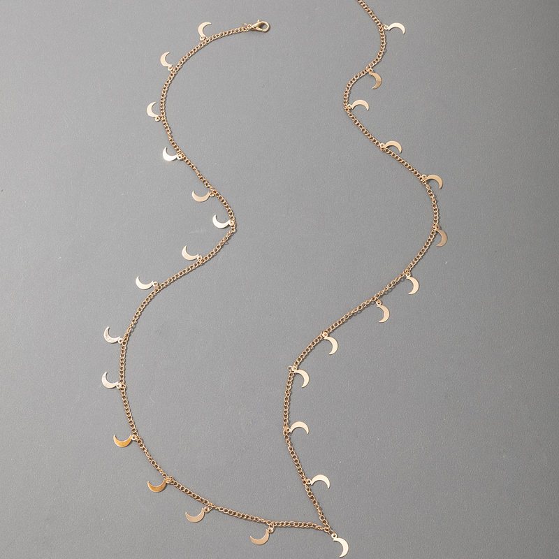 Nihaojewelry Jewelry Wholesale New Moon Tassel Waist Chain display picture 4