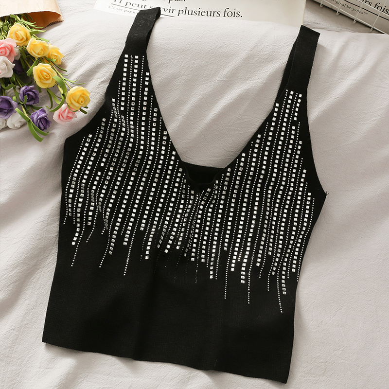 Women's Camisole Tank Tops Diamond Sexy Star display picture 4