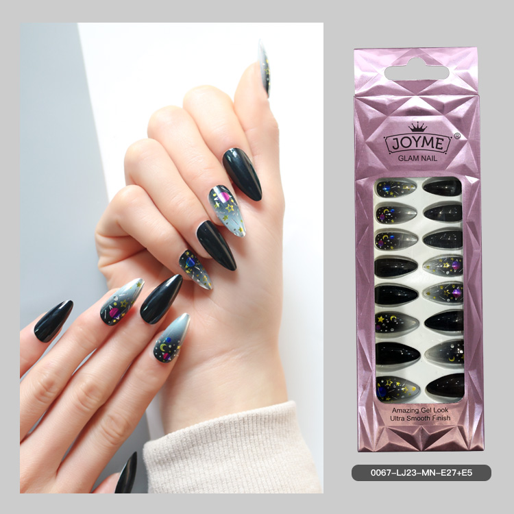 Fashion Almond Tip Long False Nails display picture 3
