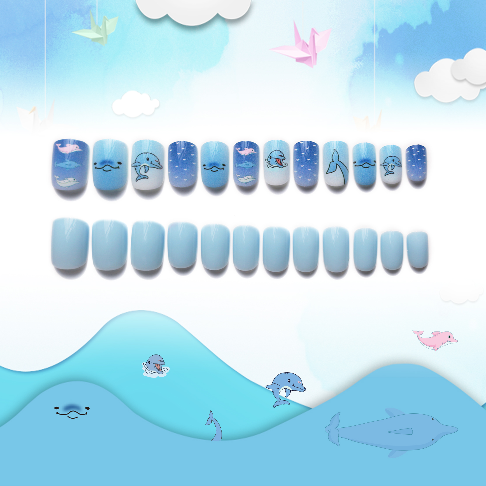 Fashion Children's Nail Piece Nail Sticker display picture 1