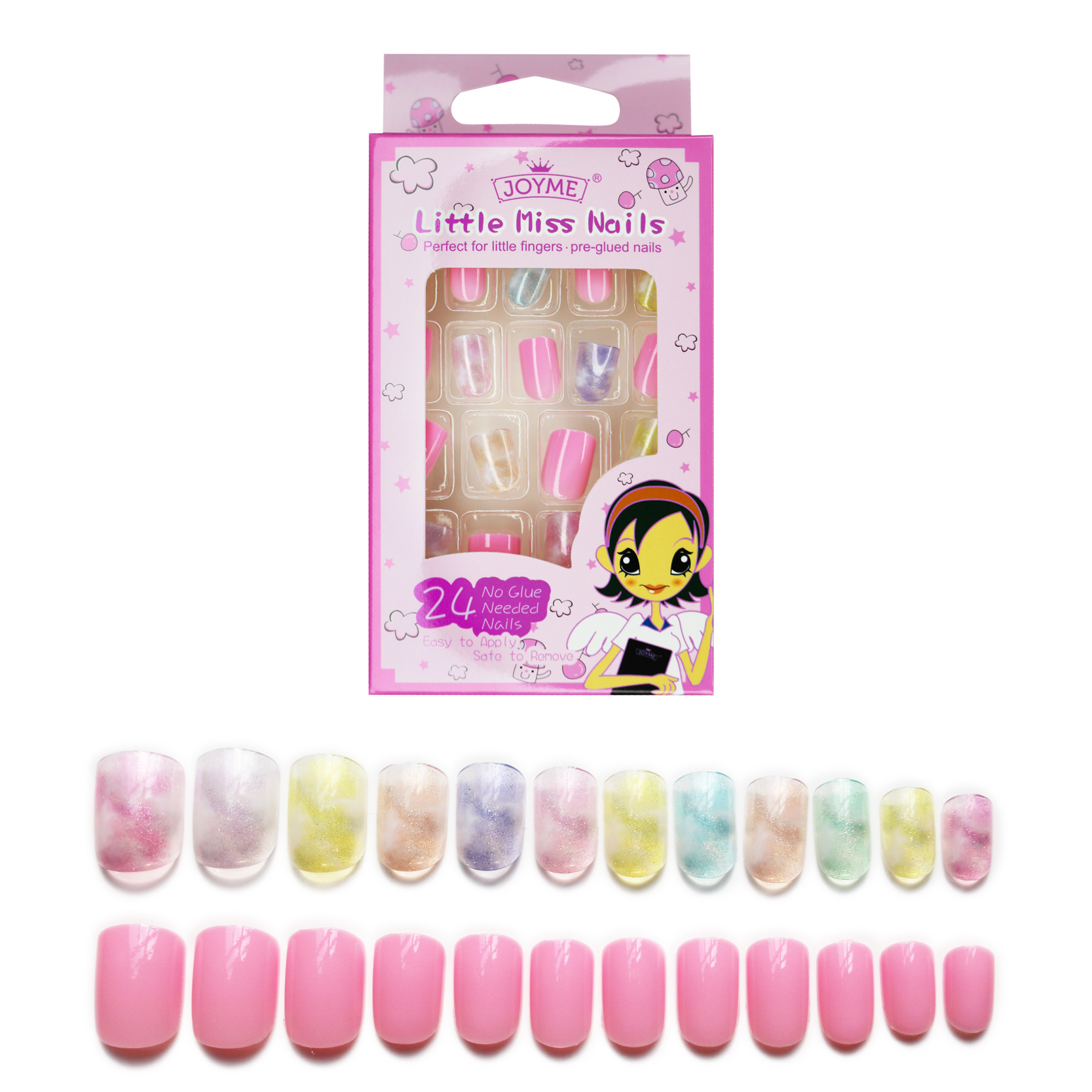 Korean Seven-color Self-adhesive Finished Nails display picture 5