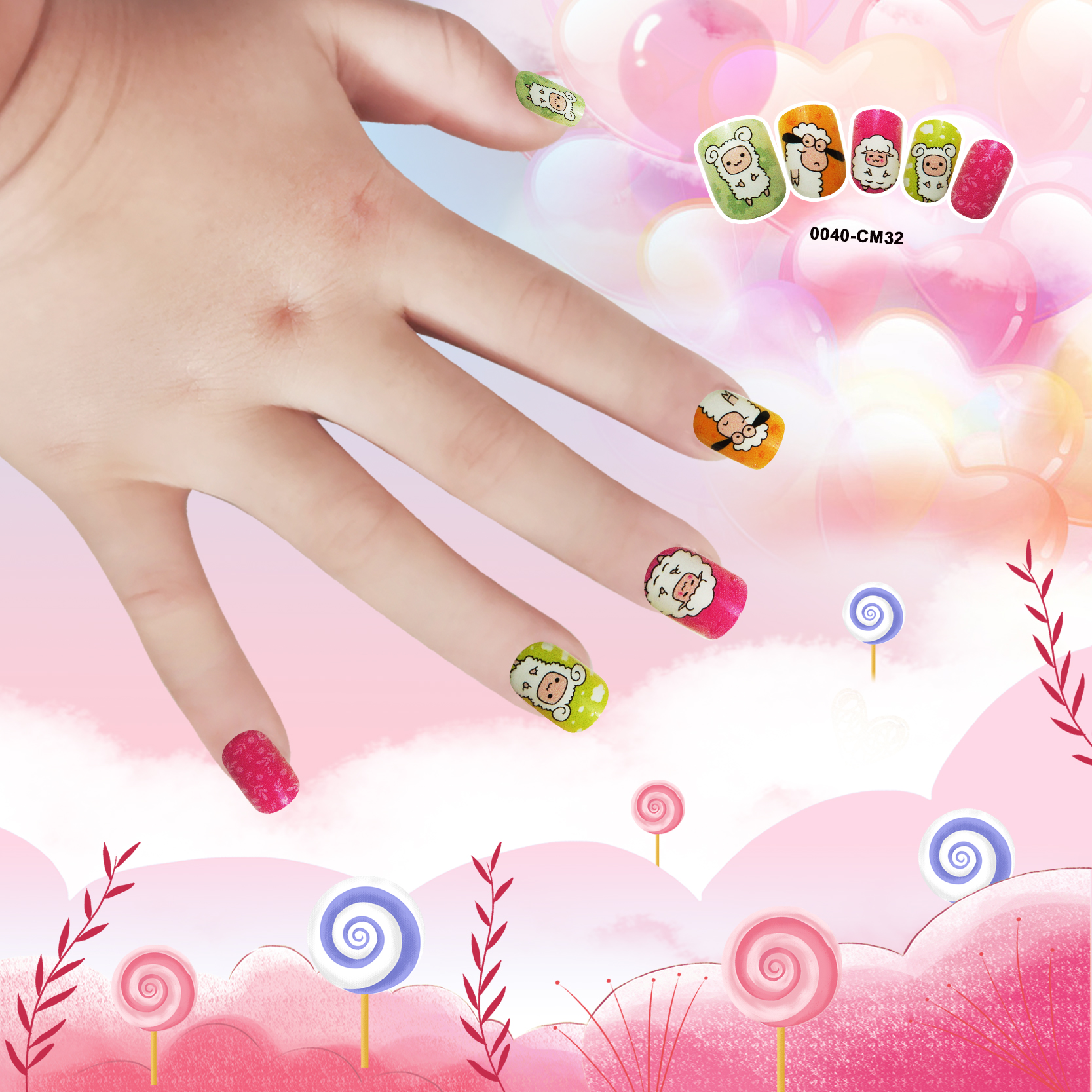 Fake Nail Patches Für Kinder display picture 2