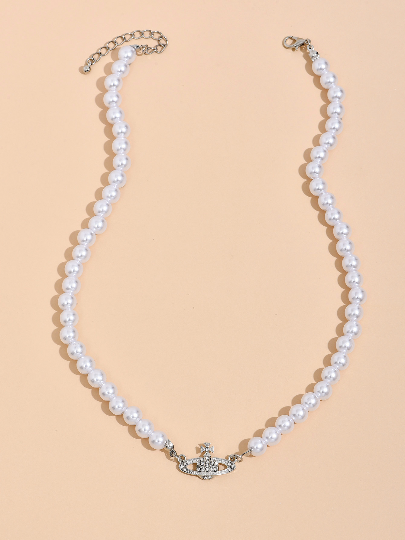 Collier En Alliage De Perles Géométriques De Mode En Gros display picture 7