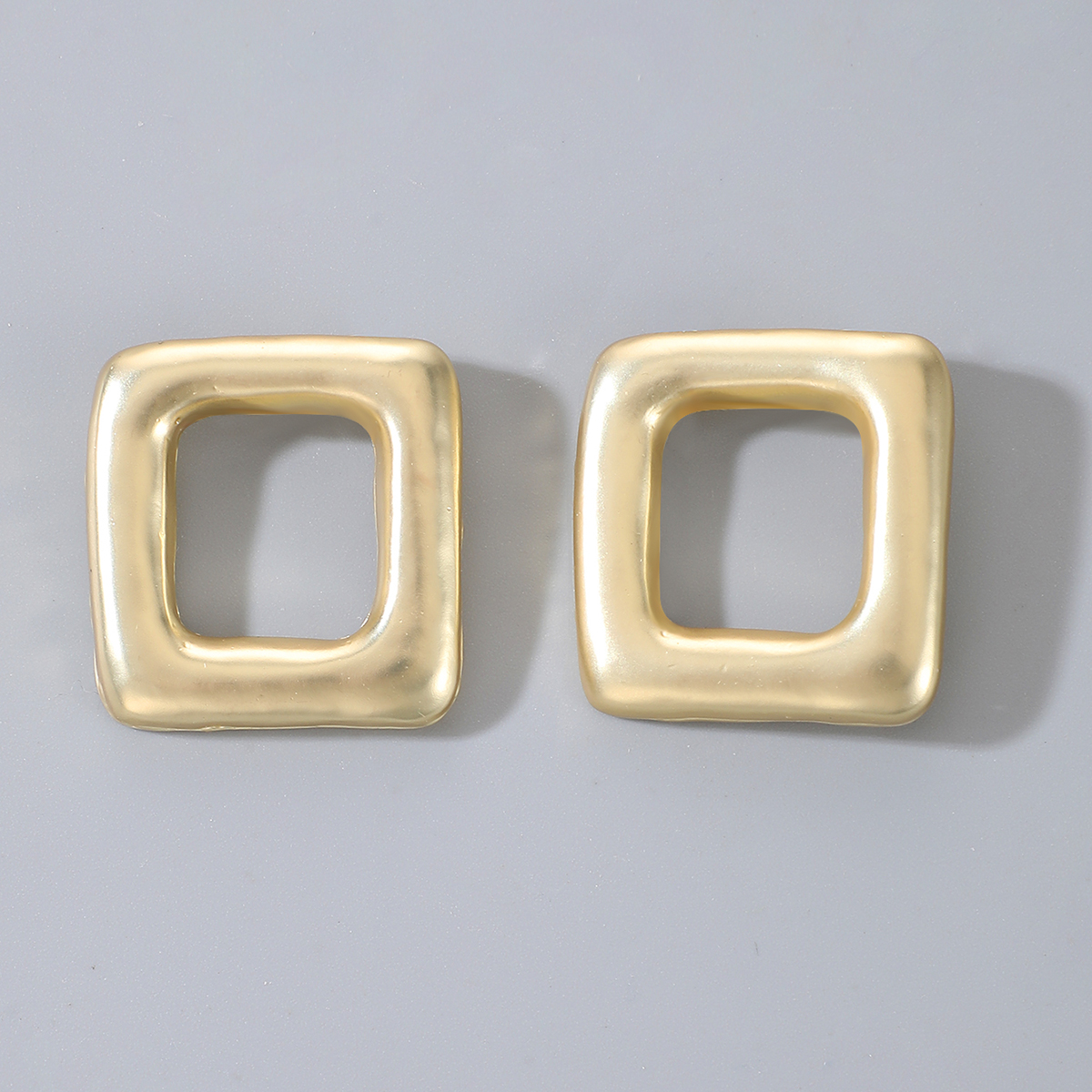 Simple Geometric Square Alloy Earrings display picture 1