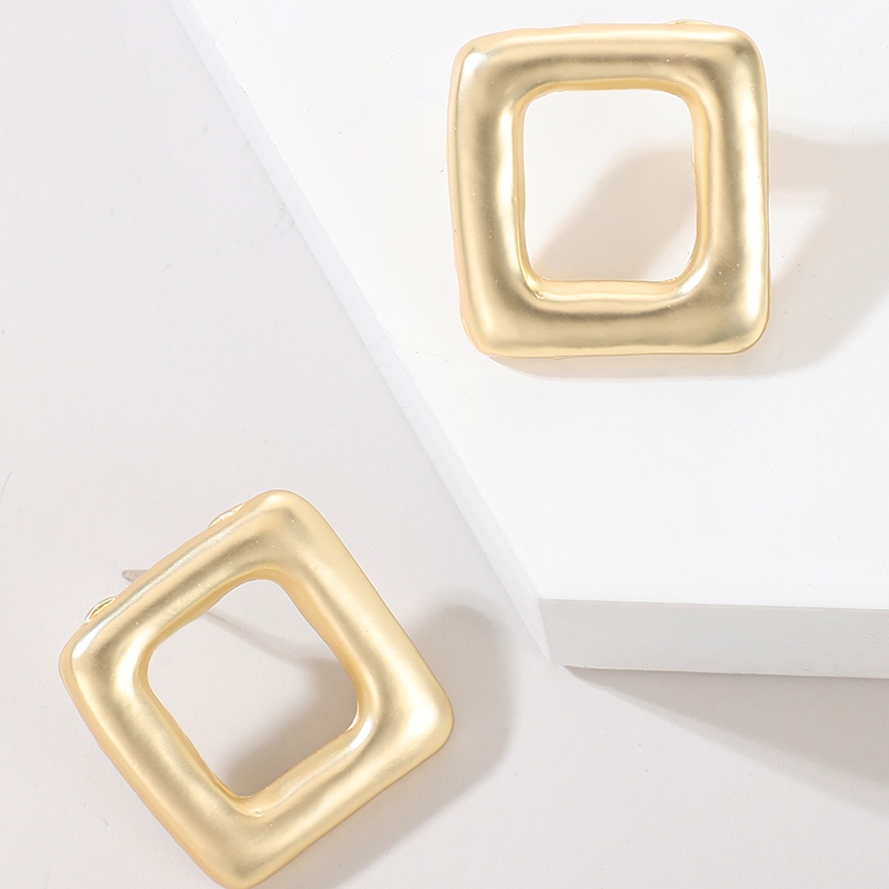 Simple Geometric Square Alloy Earrings display picture 4