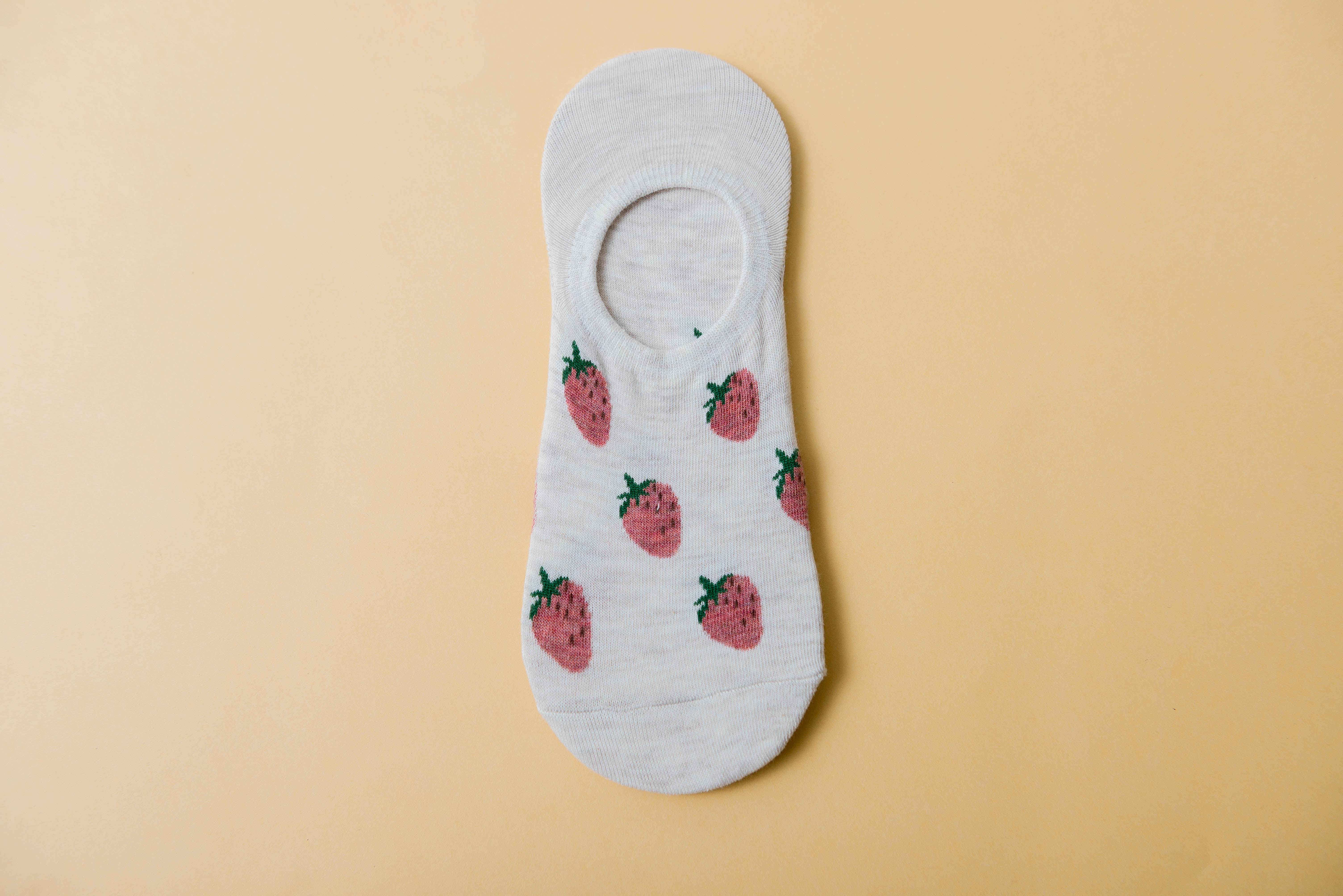 Strawberry Pattern Set Fresh Women's Shallow Mouth Socks 5 Pairs display picture 5