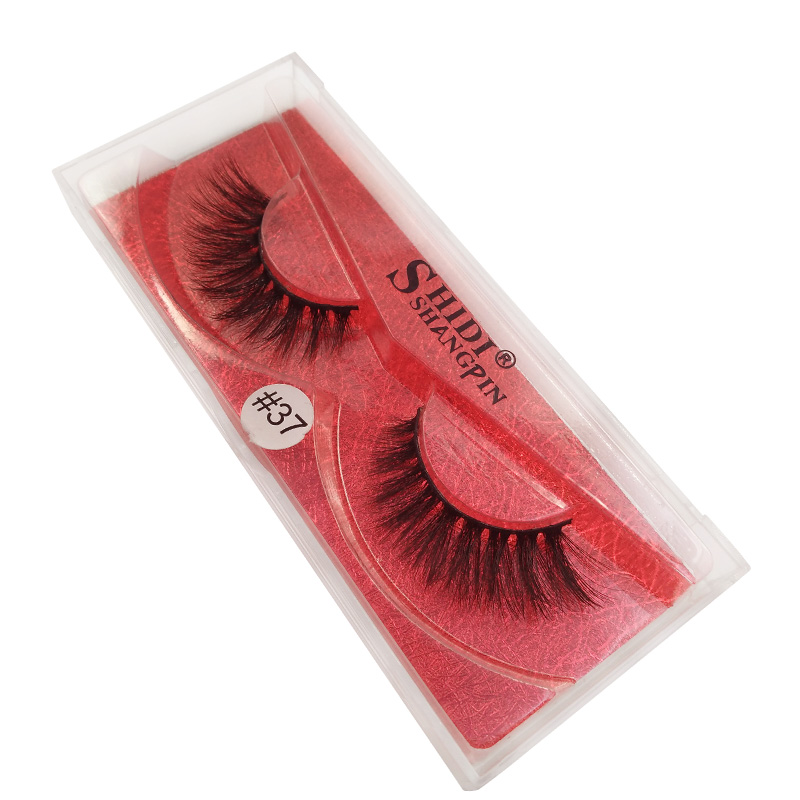 3d Mink False Eyelashes 1 Pair Of Natural Three-dimensional Multi-layer Eyelashes display picture 3