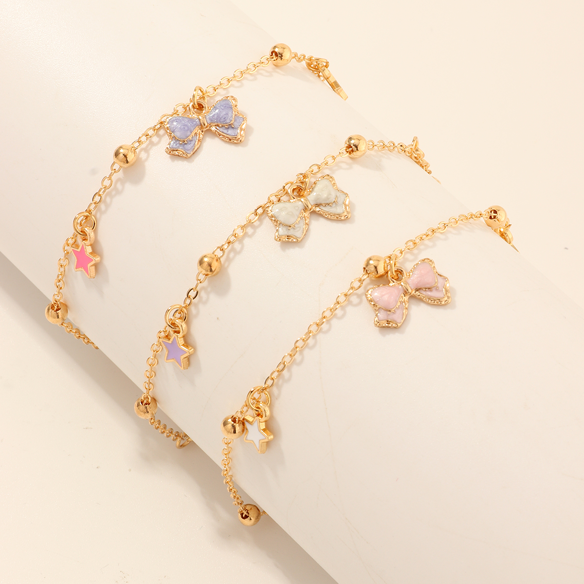 Fashion Butterfly Star Pendant Alloy Bracelet display picture 1