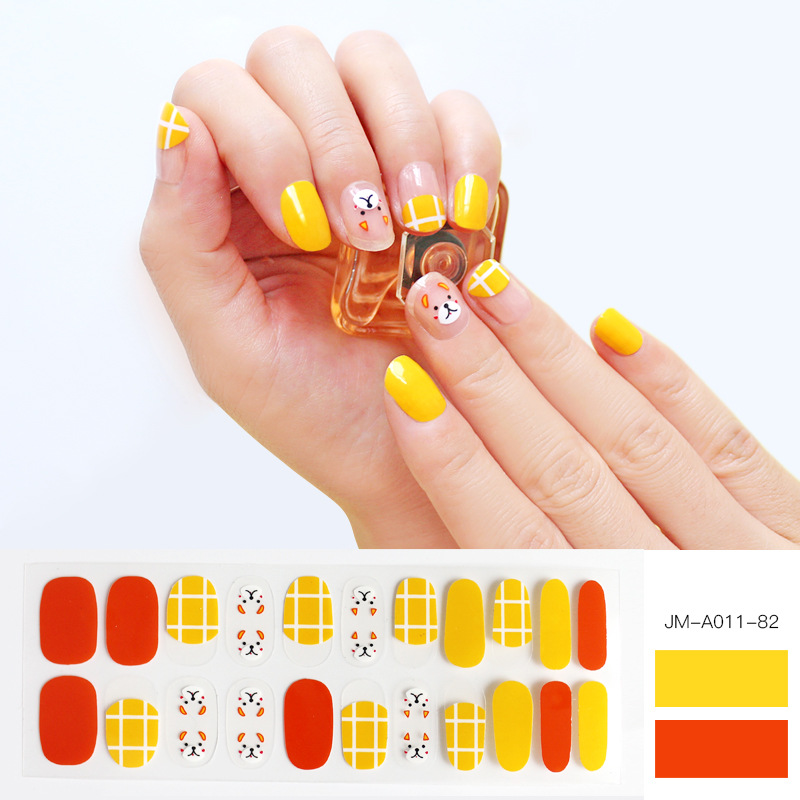 Nihaojewelry 22 Pieces Of Full Stickers Decorative Stickers Fruit Geometricgel Nail Stickers Wholesale display picture 20