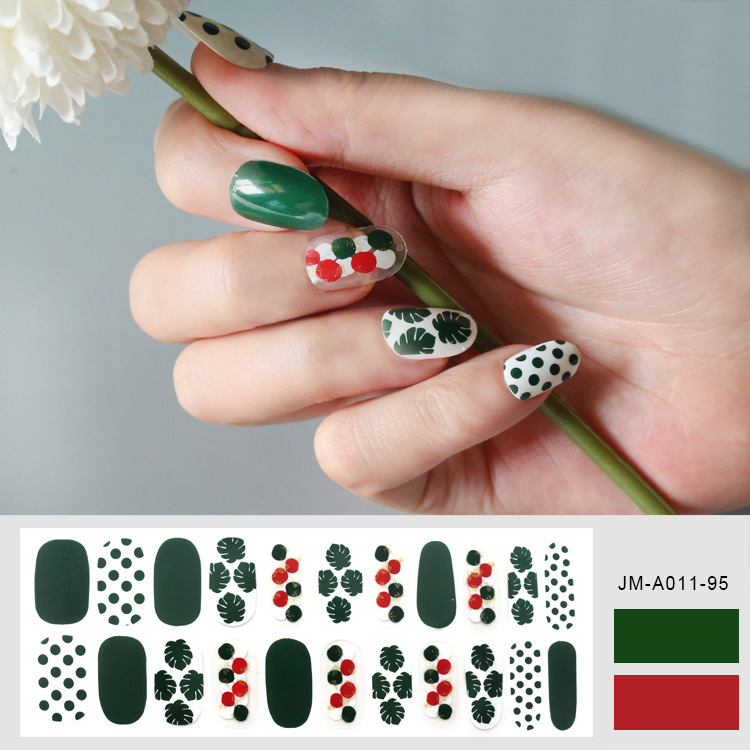 Wholesale Fashion Transparent Geometric Pattern Gel Nails Patches With Nail File 22 Pieces Set Nihaojewelry display picture 8
