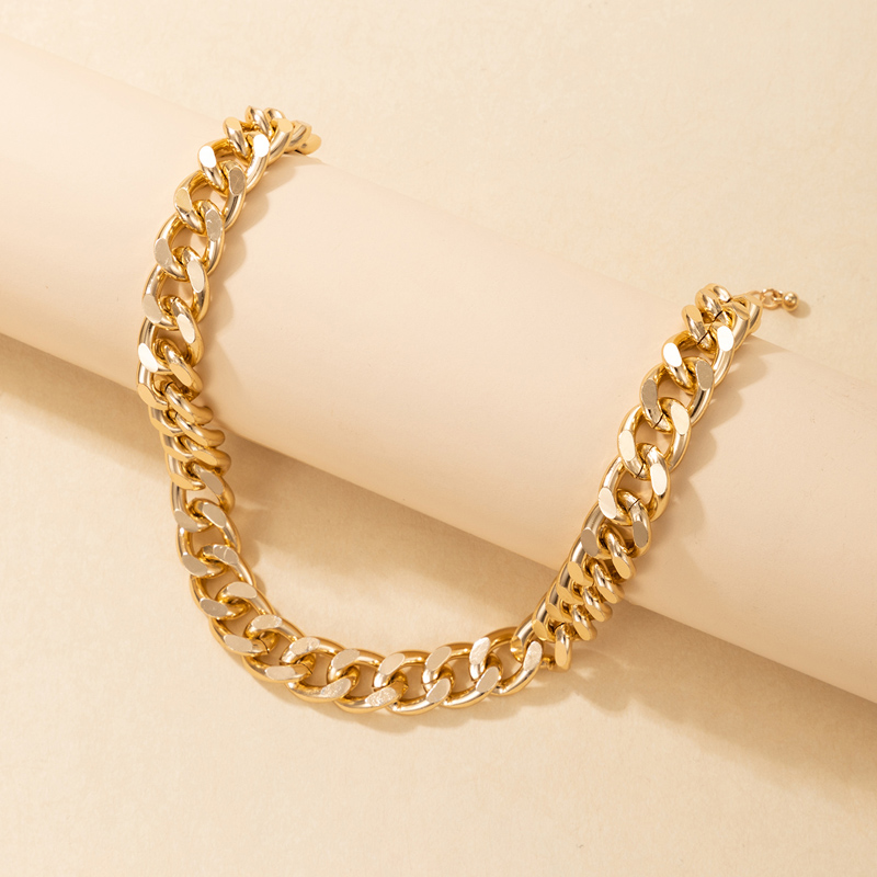 Nihaojewelry الهيب هوب نمط معدنية سميكة سلسلة قلادة المجوهرات بالجملة display picture 3