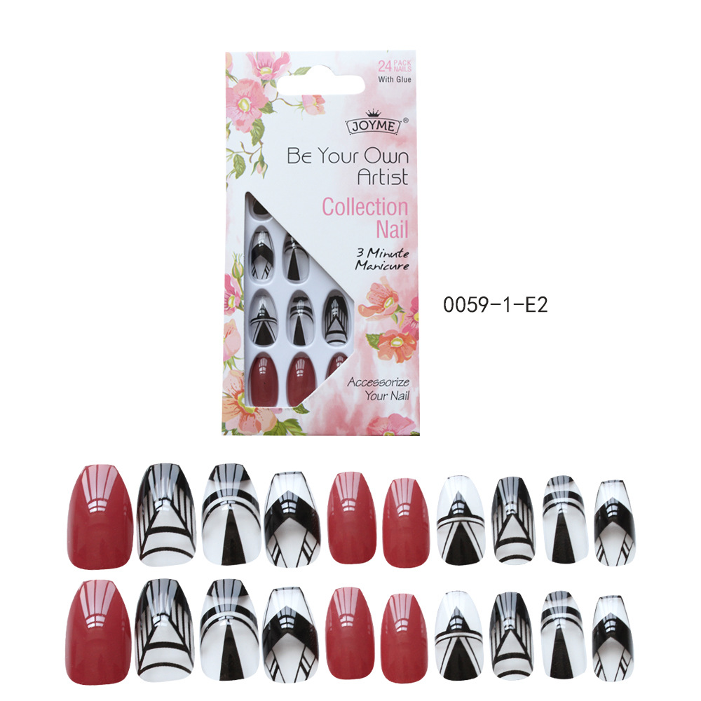 Nihaojewelry Finished Ballet Faux Ongles Patchs 24 Pièces Accessoires En Gros display picture 4