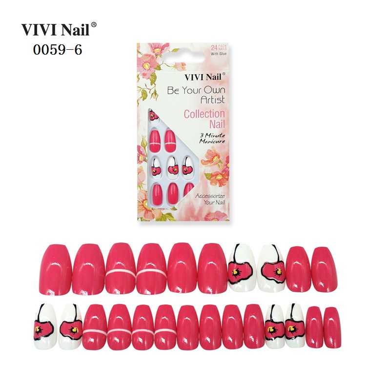 Nihaojewelry Finished Ballet Faux Ongles Patchs 24 Pièces Accessoires En Gros display picture 7