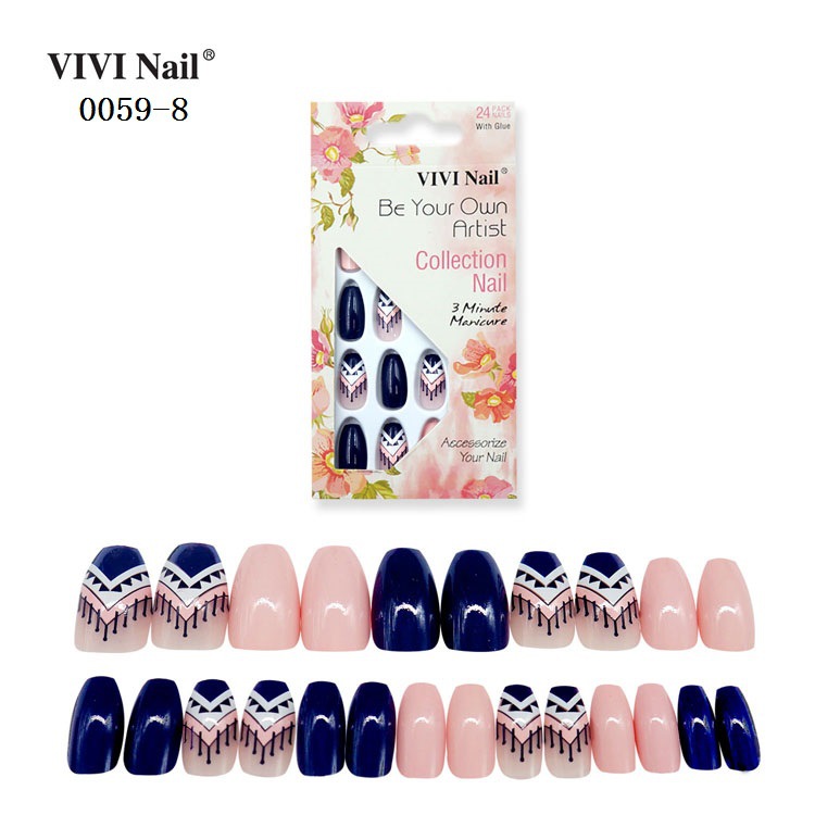 Nihaojewelry Finished Ballet Fake Nail Patches 24 Pieces Wholesale Accessories display picture 9