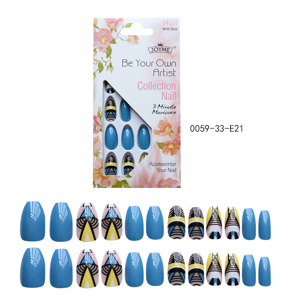 Nihaojewelry Finished Ballet Faux Ongles Patchs 24 Pièces Accessoires En Gros display picture 21