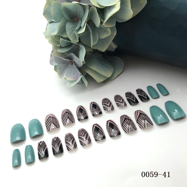 Nihaojewelry Finished Ballet Fake Nail Patches 24 Pieces Wholesale Accessories display picture 27