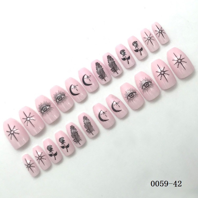 Nihaojewelry Finished Ballet Fake Nail Patches 24 Pieces Wholesale Accessories display picture 28