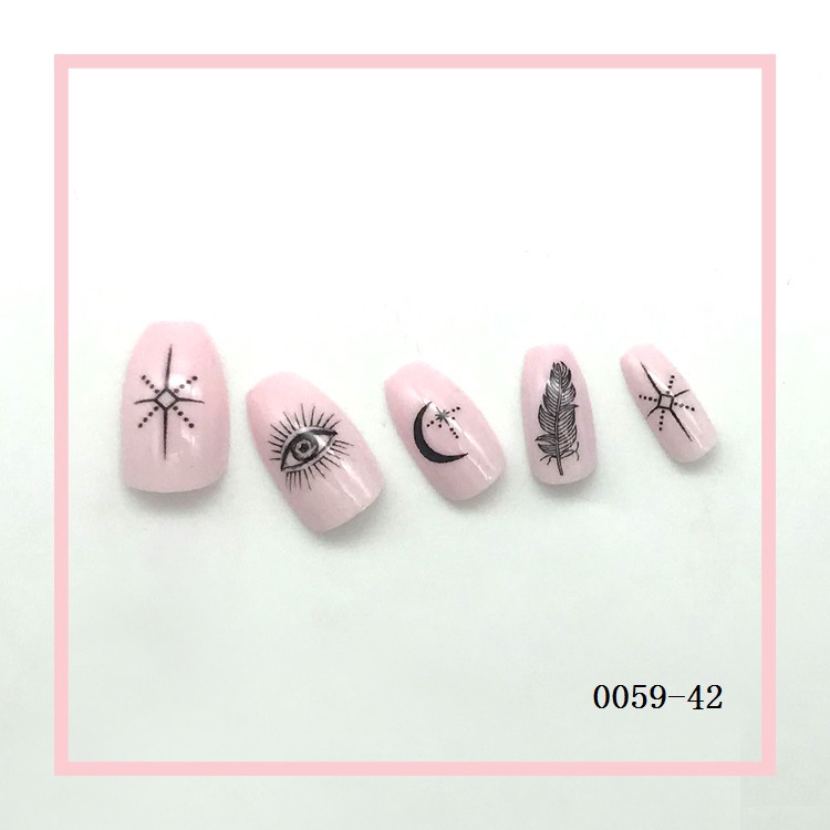 Nihaojewelry Finished Ballet Fake Nail Patches 24 Pieces Wholesale Accessories display picture 29