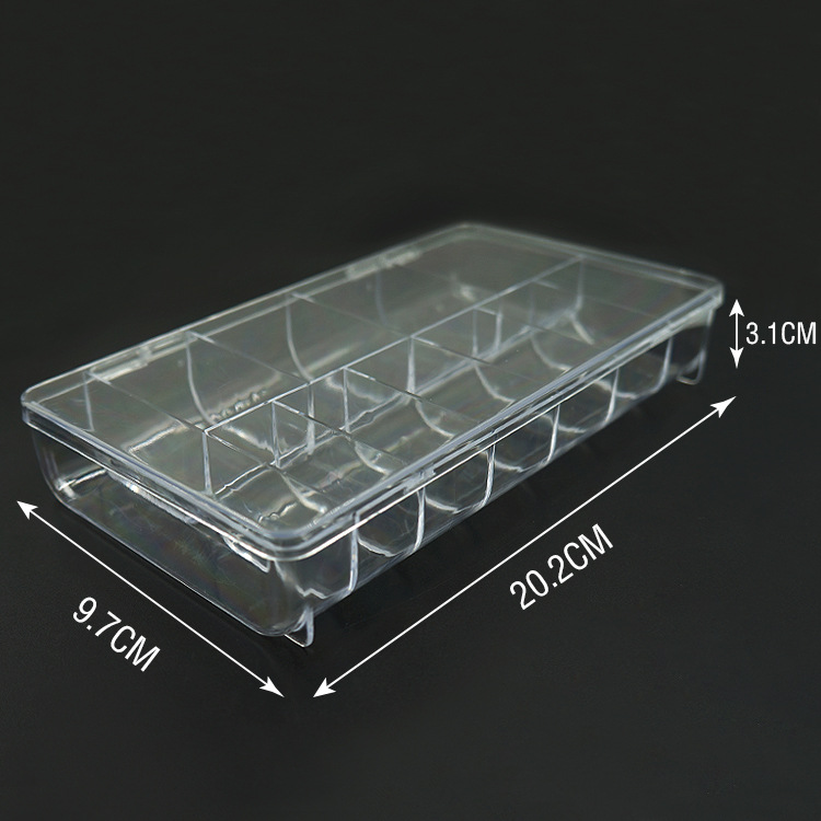 Wholesale Accessories 500 Pieces Fake Nails Empty Plastic Box Nihaojewelry display picture 3