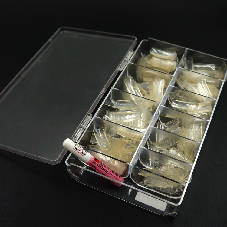 Wholesale Accessories 500 Pieces Fake Nails Empty Plastic Box Nihaojewelry display picture 6