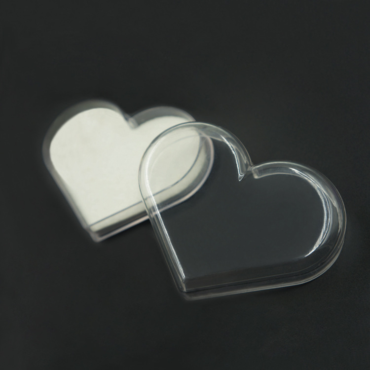 Wholesale Accessories Heart Shaped Fake Nail Display Plastic Empty Box Nihaojewelry display picture 5