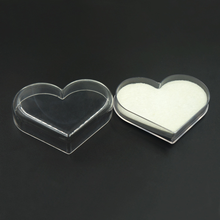 Wholesale Accessories Heart Shaped Fake Nail Display Plastic Empty Box Nihaojewelry display picture 6