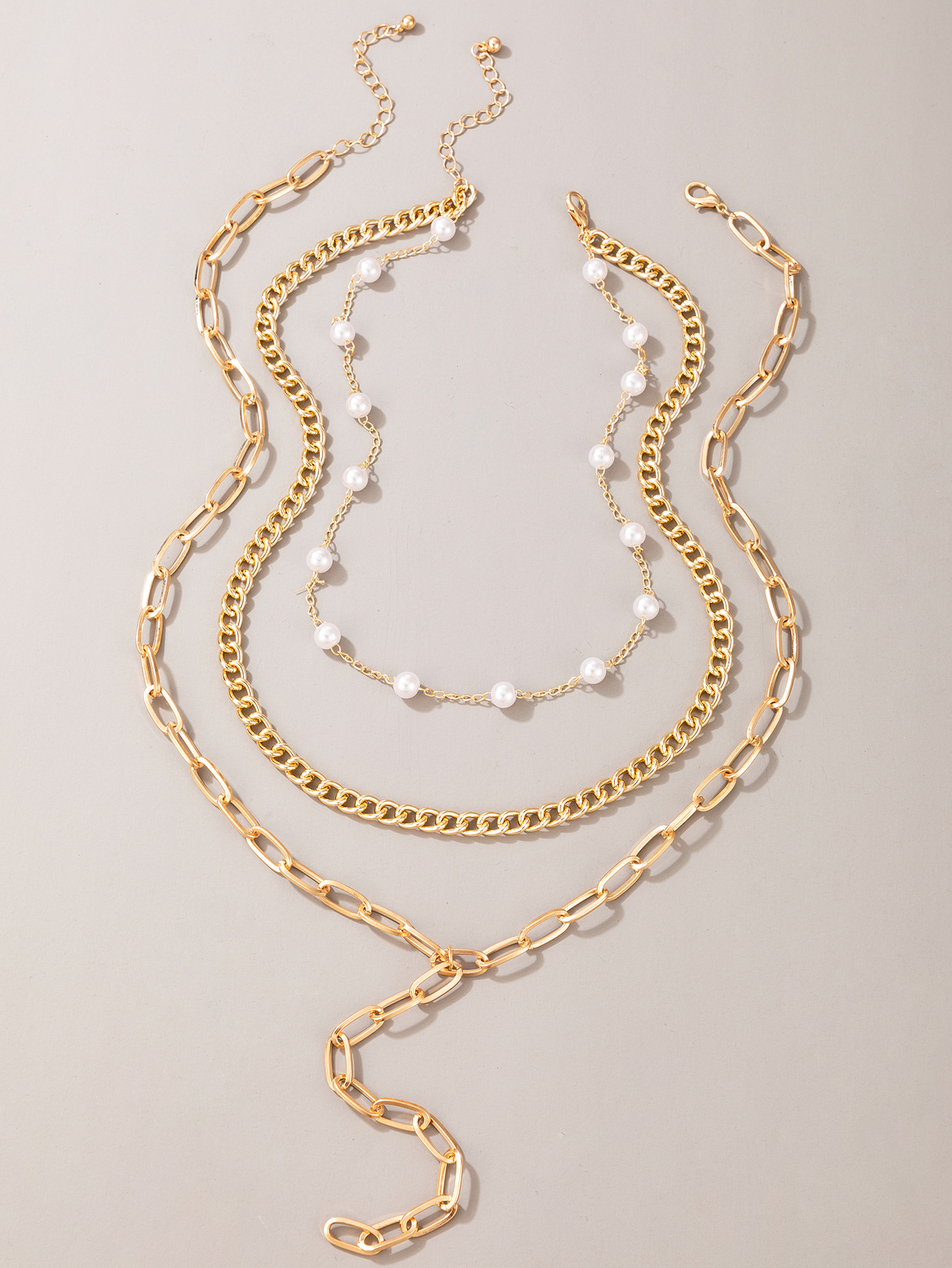 Nihaojewelry Großhandel Schmuck Mode Neue Langkettige Anhänger Perlen Mehrschichtige Halskette display picture 3