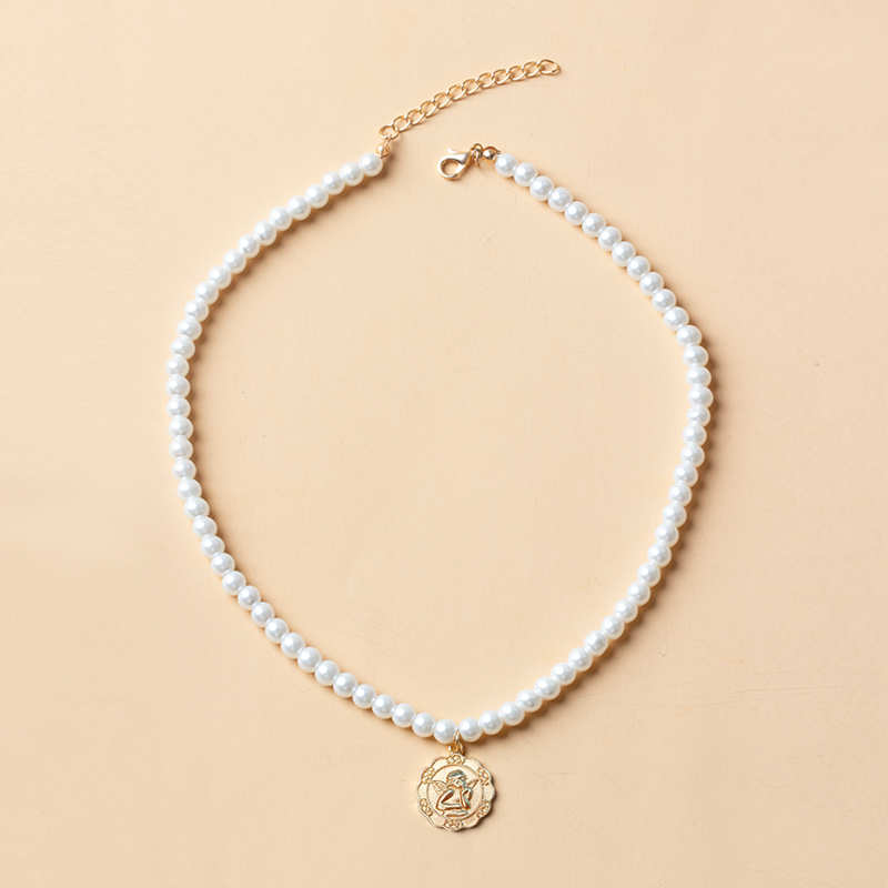 Großhandel Schmuck Mode Porträt Anhänger Perlenkette Nihaojewelry display picture 1