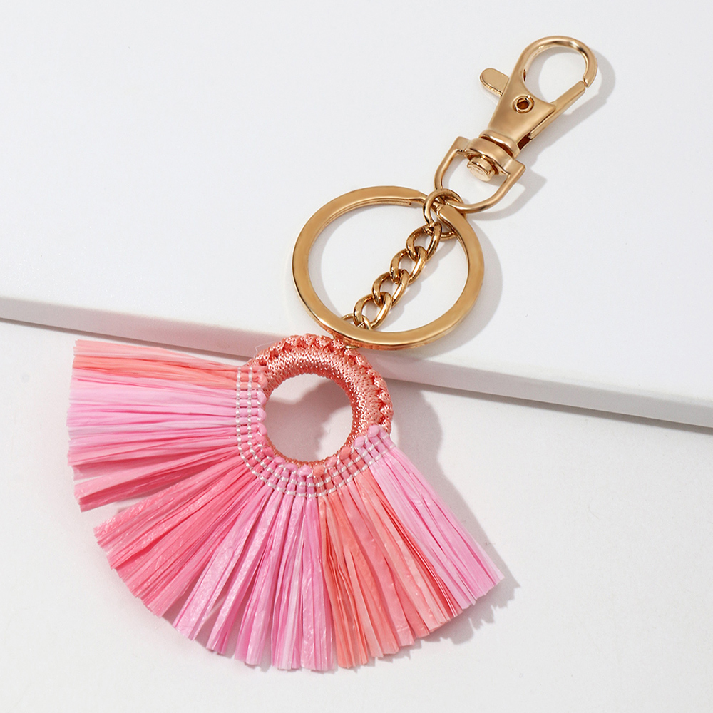 Wholesale Fashion Fan-shaped Keychain Pendant Nihaojewelry display picture 1