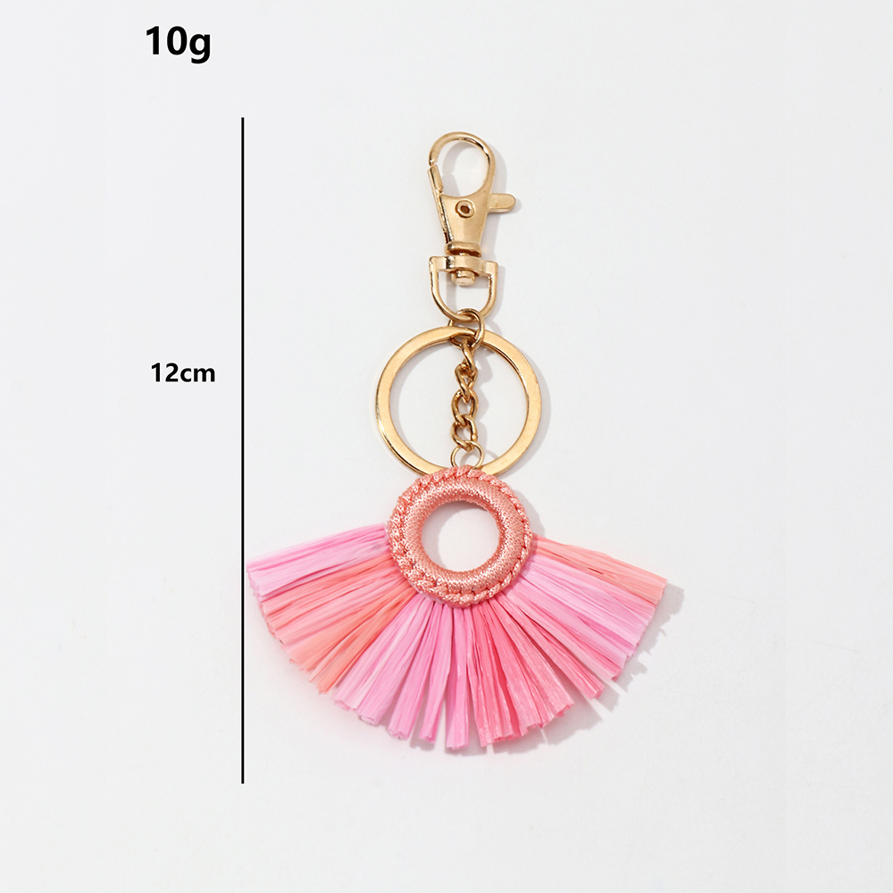 Wholesale Fashion Fan-shaped Keychain Pendant Nihaojewelry display picture 3