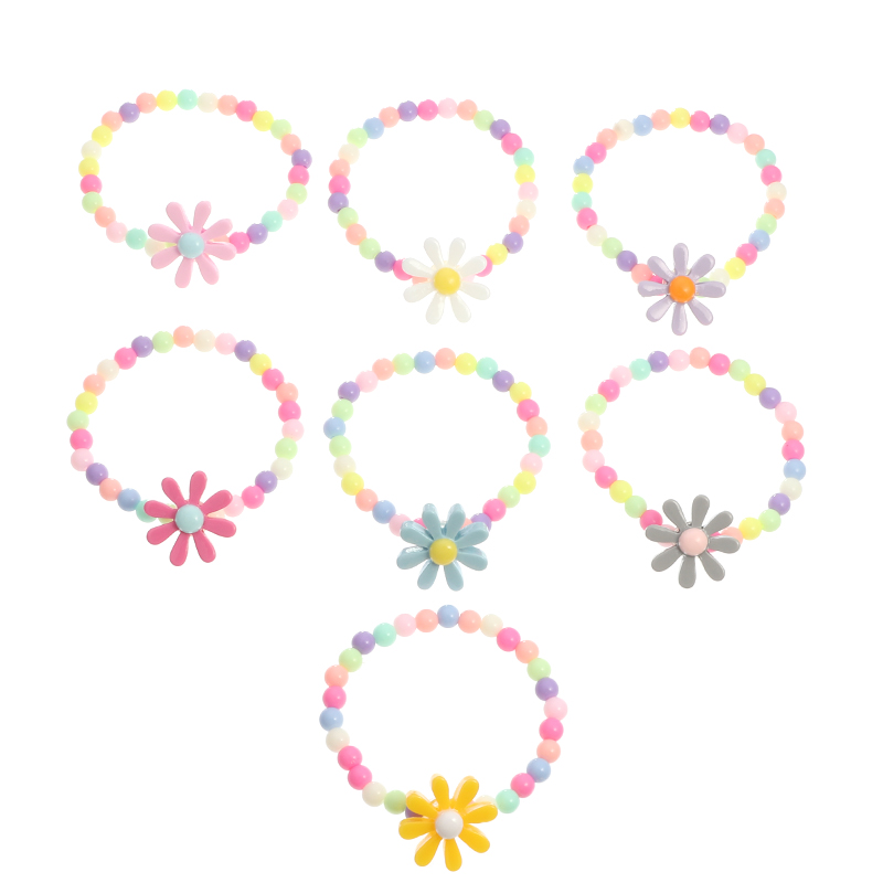 Wholesale Jewelry Sun Flower Colorful Round Bead Bracelet Nihaojewelry display picture 6